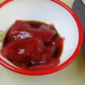 厚切りが旨い 酢飯で 漬けマグロ丼 レシピ 作り方 By Startrek 楽天レシピ